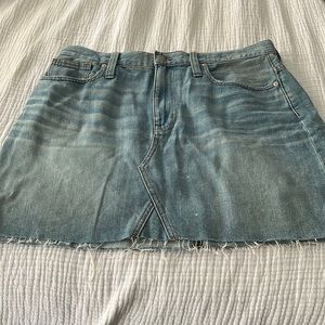 Madewell Denim miniskirt, size 32